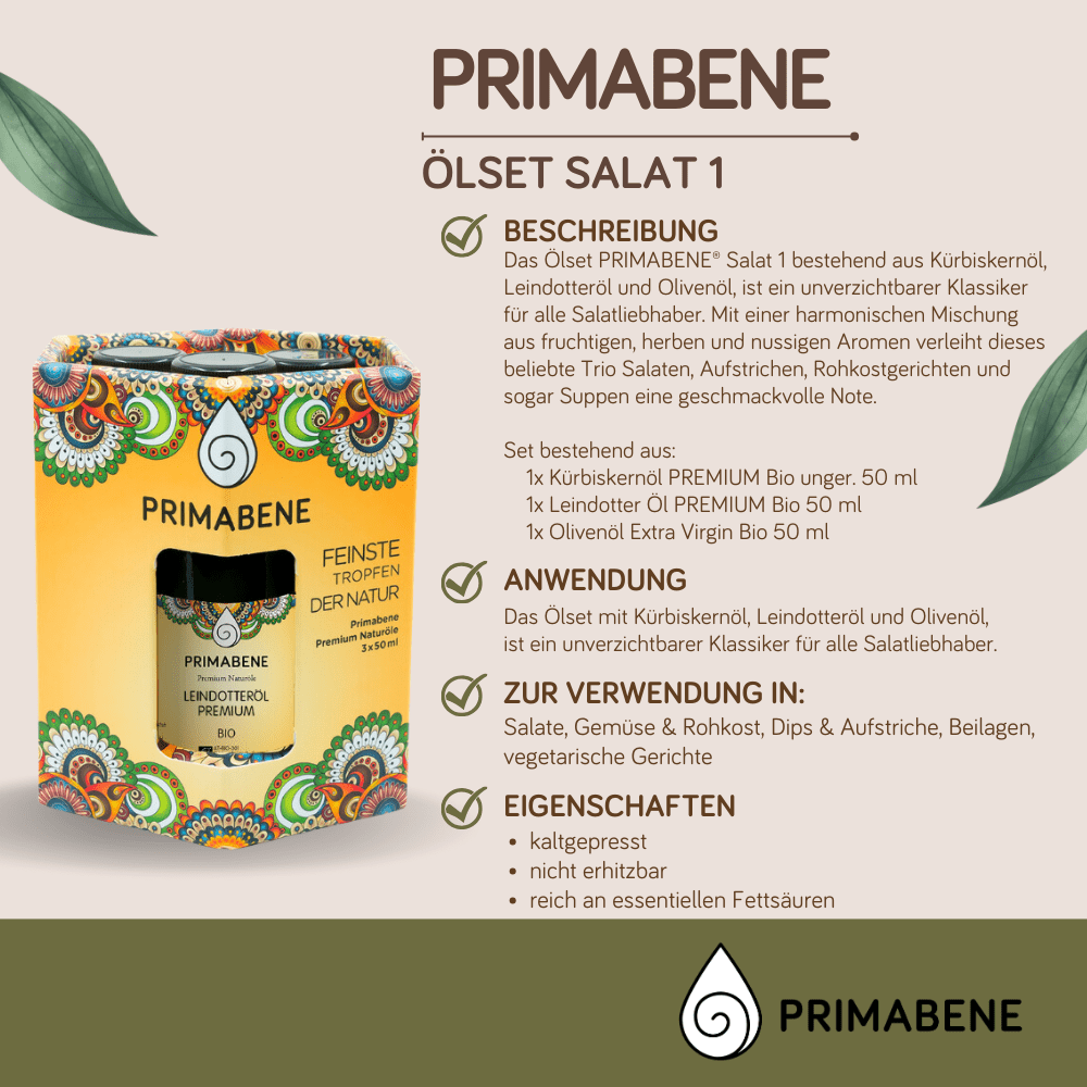 Bild von Ölset - Salat 1, in der Primabene Geschenksbox